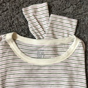 Aerie cropped long sleeve size M